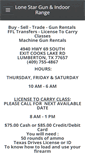 Mobile Screenshot of lonestargunrange.net
